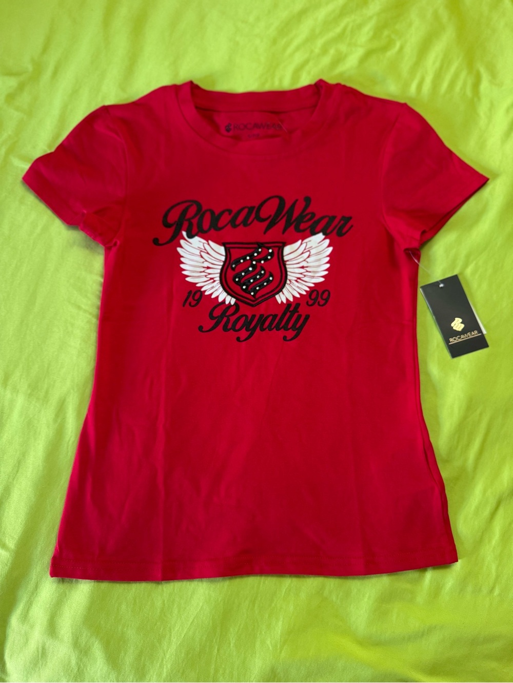 Rocawear Red Short-Sleeve 'Royalty' Graphic Tee